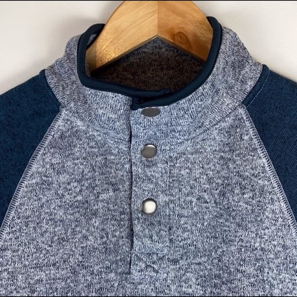 SONOMA Pullover Snap Cozy Sweater | M - Picture 4 of 11